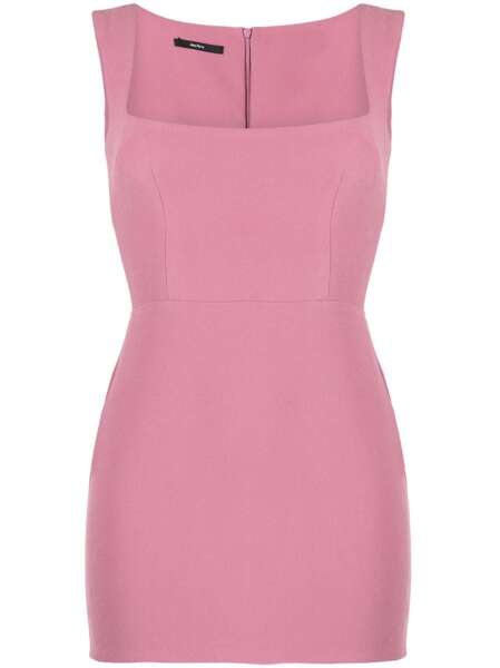  Alex Perry Square-neck Minidress - Pink 