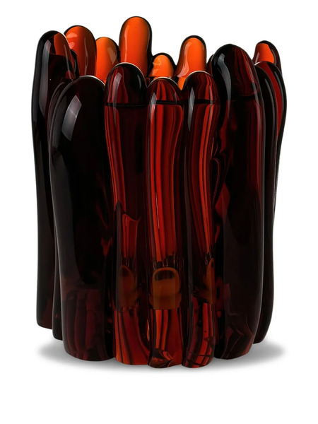  Alexa Lixfeld Antho Glass Sculptured Vase (23cm) - Brown 