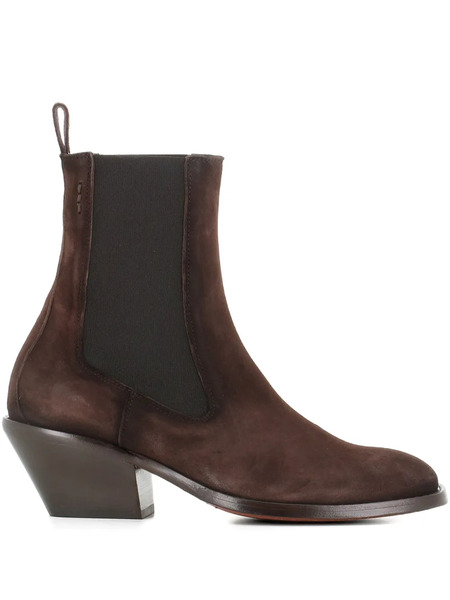  Alexander Hotto 60mm Suede Chelsea Boots - Brown 