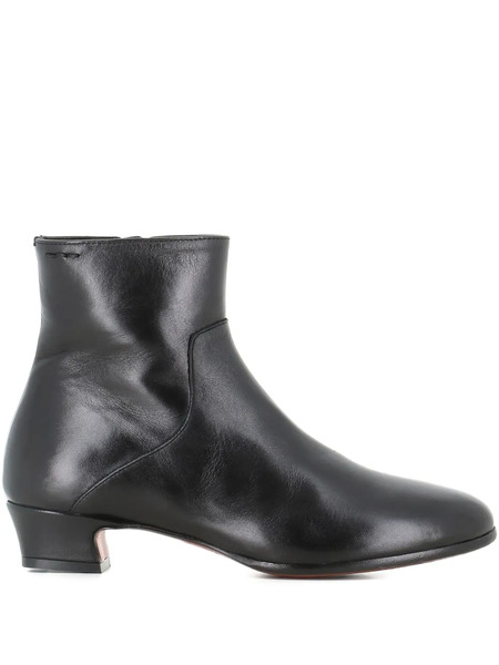  Alexander Hotto 35mm Zip-leather Ankle Boots - Black 