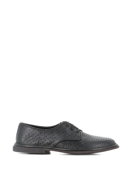  Alexander Hotto Perforated-design Derby Shoes - Black 