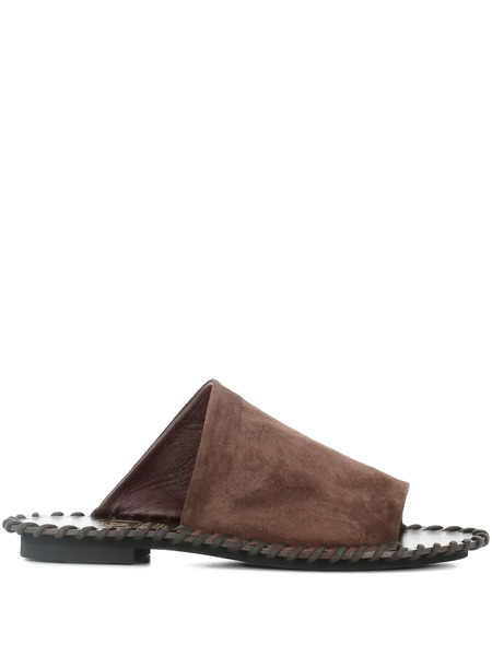  Alexander Hotto Suede Sandals - Brown 