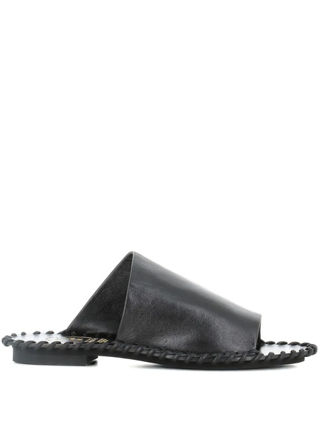  Alexander Hotto Whipstitch-trim Sandals - Black 