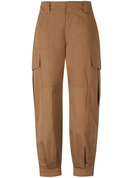  Alexander Mcqueen Cotton Cargo Trousers - Brown 
