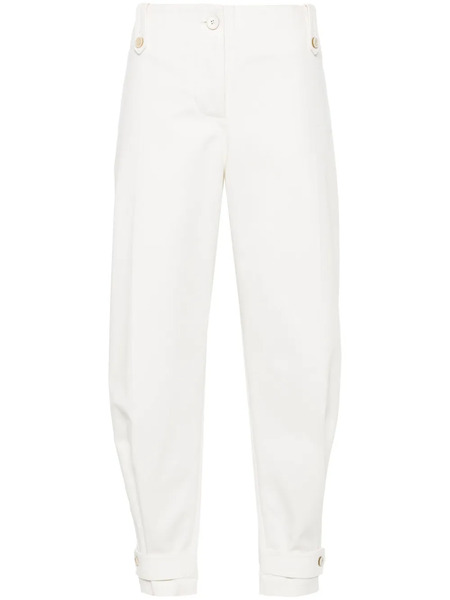  Alexander Mcqueen Cotton Trousers - White 