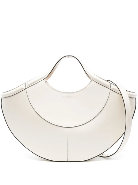  Alexander Mcqueen Cove Leather Tote Bag - White 