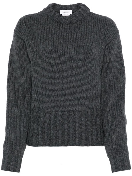  Alexander Mcqueen Crew-neck Sweater - Grey 