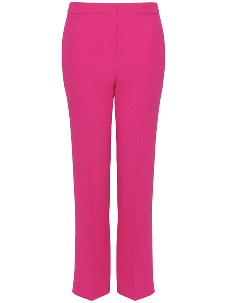  Alexander Mcqueen Cropped Straight-leg Trousers - Pink 