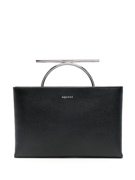  Alexander Mcqueen Cross-bar Clutch - Black 