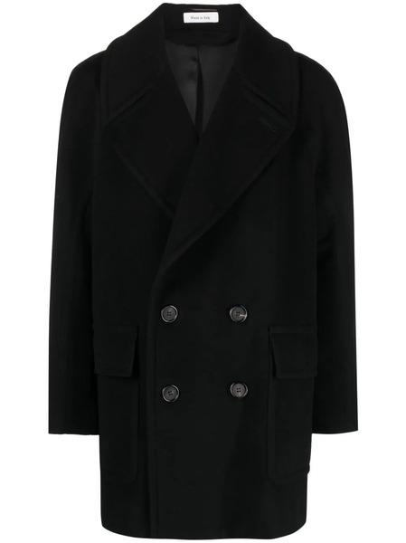  Alexander Mcqueen Double-breasted Tailored Coat - Black 