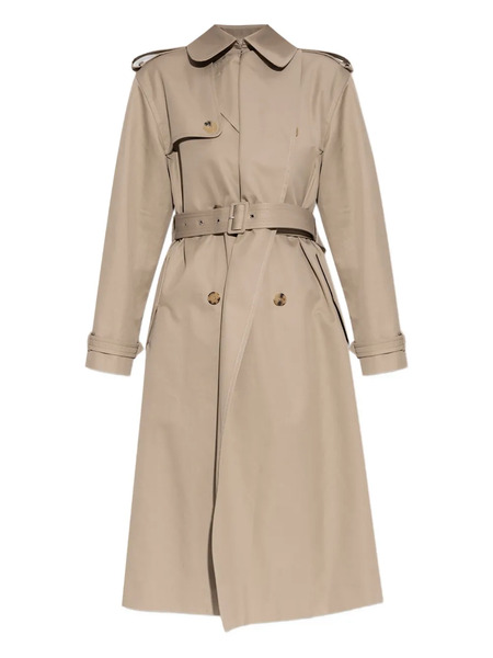  Alexander Mcqueen Double-breasted Trench Coat - Neutrals 