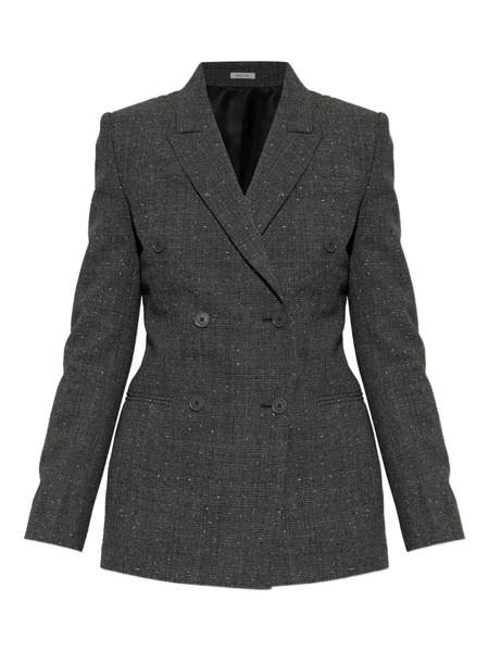  Alexander Mcqueen Double-breasted Wool Jacket - Grey 