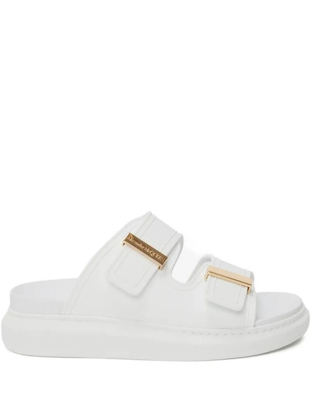  Alexander Mcqueen Double-strap Sandals - White 