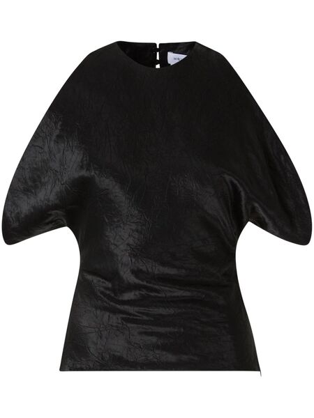  Alexander Mcqueen Draped Armhole Top - Black 