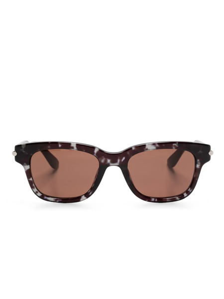  Alexander Mcqueen Eyewear City T-bar Sunglasses - Grey 