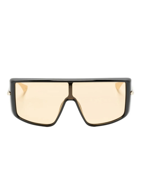  Alexander Mcqueen Eyewear Geometric-frame Sunglasses - Black 