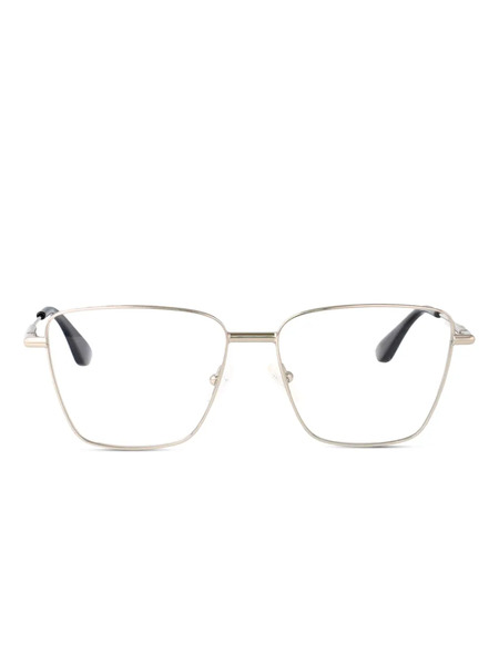  Alexander Mcqueen Eyewear Metallic Square-frame Sunglasses - Gold 