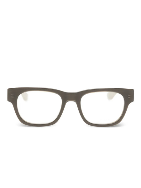  Alexander Mcqueen Eyewear Square-frame Glasses - Brown 
