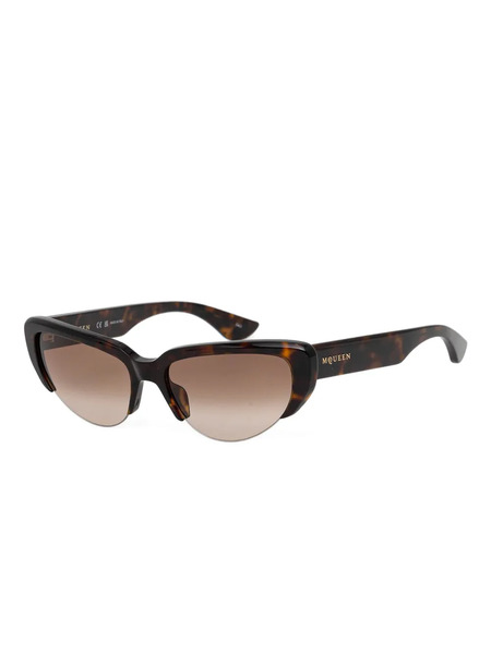  Alexander Mcqueen Eyewear Tinted-lenses Sunglasses - Brown 
