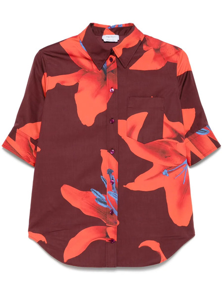  Alexander Mcqueen Floral-print Shirt - Red 