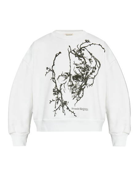  Alexander Mcqueen Graphic-print Sweatshirt - White 