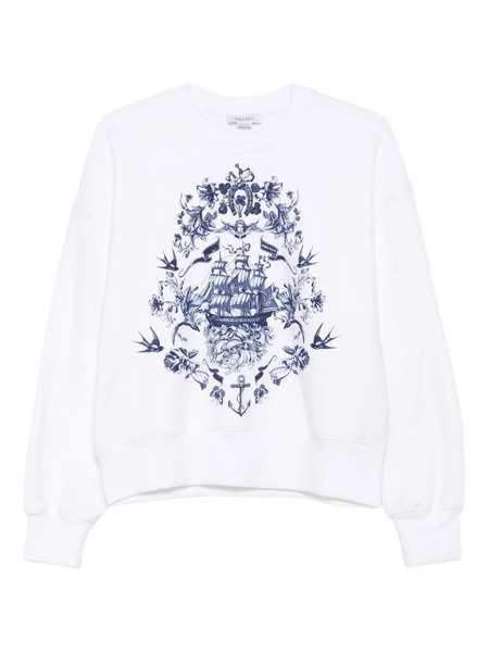  Alexander Mcqueen Graphic-print Sweatshirt - White 