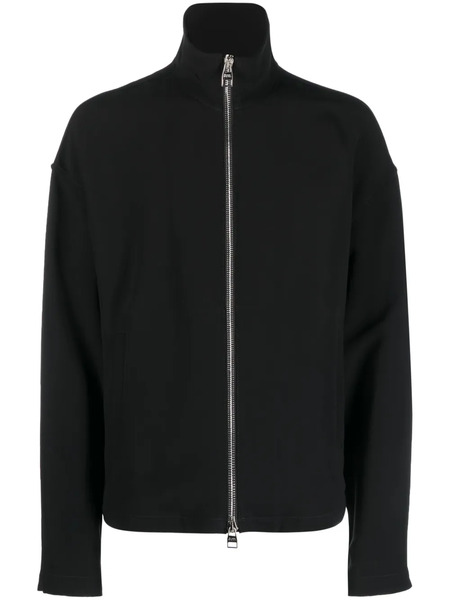  Alexander Mcqueen High-neck Zipped Jacket - Black 