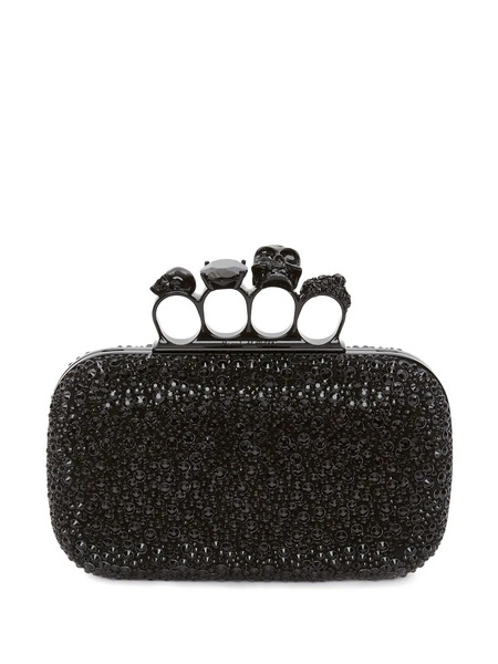  Alexander Mcqueen Knuckle Clutch Bag - Black 