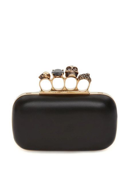  Alexander Mcqueen Knuckle Clutch Bag - Black 