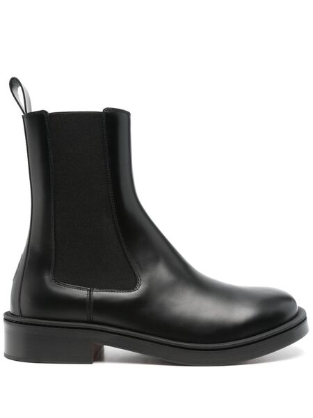  Alexander Mcqueen Leather Boots - Black 