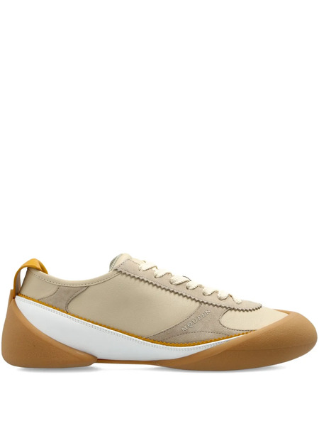  Alexander Mcqueen Leather Panelled Sneakers - Neutrals 