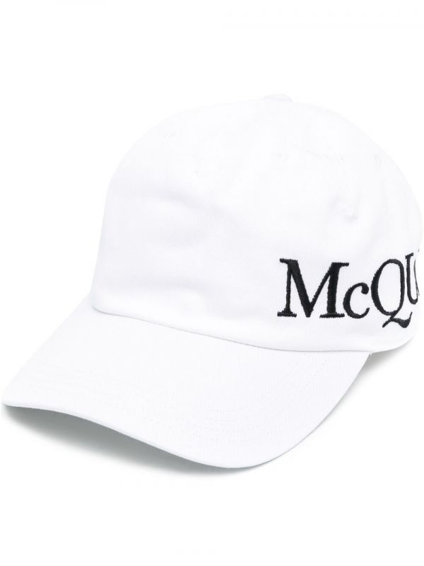  Alexander Mcqueen Logo-embroidered Baseball Cap - White 