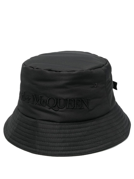  Alexander Mcqueen Logo-embroidered Bucket Hat - Black 