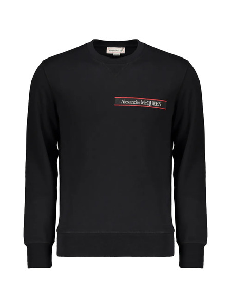  Alexander Mcqueen Logo-patch Sweatshirt - Black 