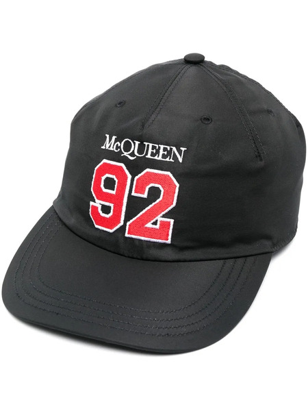  Alexander Mcqueen Logo-print Baseball Cap - Black 