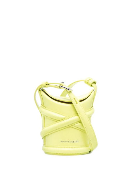  Alexander Mcqueen Micro The Curve Cross Body Bag - Green 