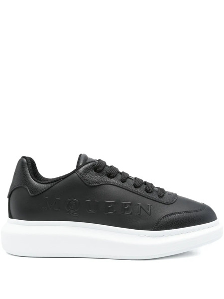  Alexander Mcqueen Oversized Logo-embossed Platform Sneakers - Black 