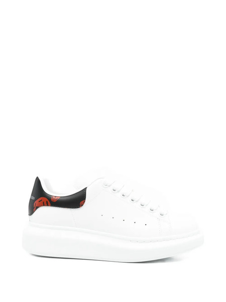  Alexander Mcqueen Oversized Low-top Skull-details Sneakers - White 