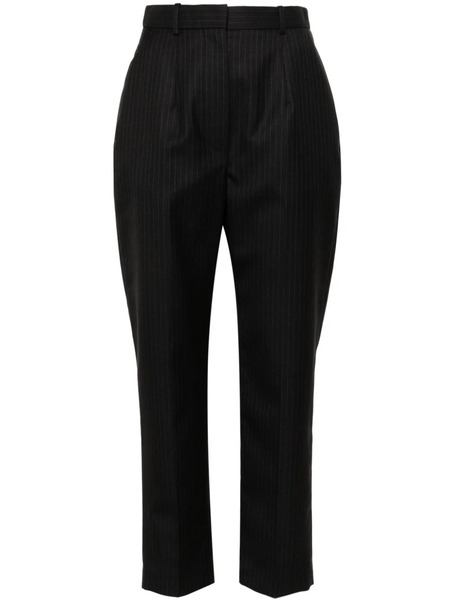  Alexander Mcqueen Pinstripe-pattern Trousers - Grey 