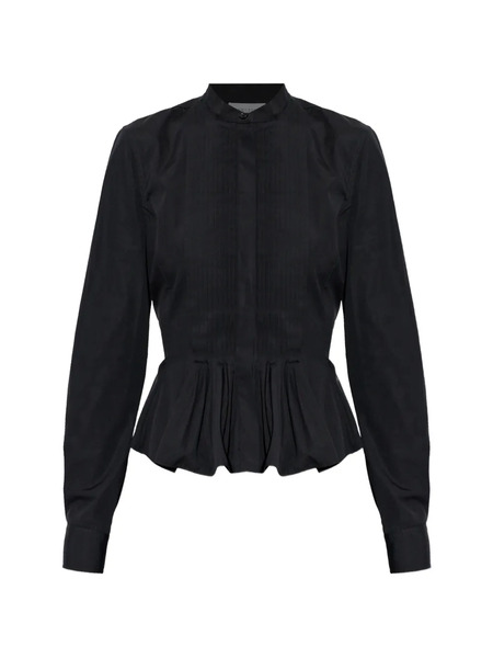  Alexander Mcqueen Pleated Shirt - Black 