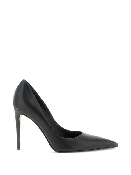  Alexander Mcqueen Pointed Stiletto Leather Pumps - Black 