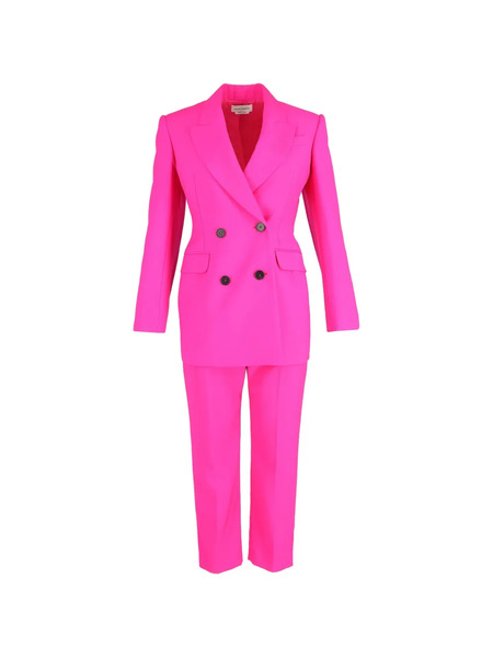  Alexander Mcqueen Pre-owned Double-breasted Two-piece Suit - Pink 