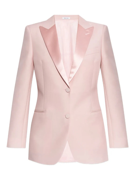  Alexander Mcqueen Satin-lapel Blazer - Pink 