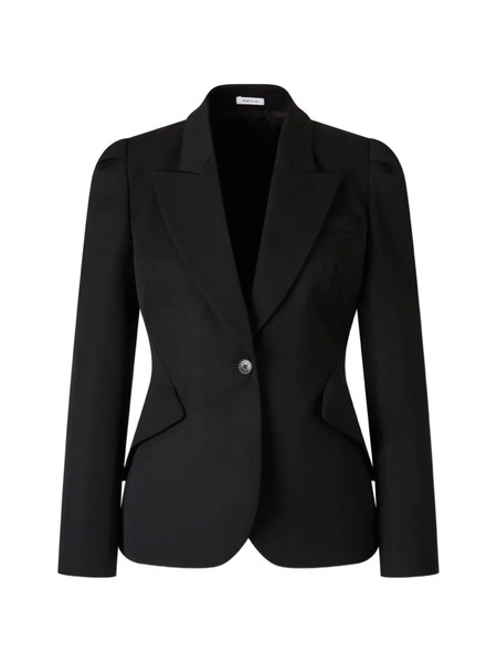  Alexander Mcqueen Single-breasted Blazer - Black 