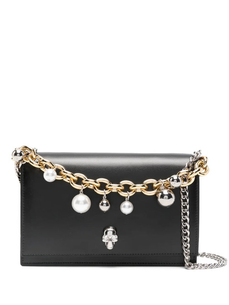  Alexander Mcqueen Skull Clutch Bag - Black 