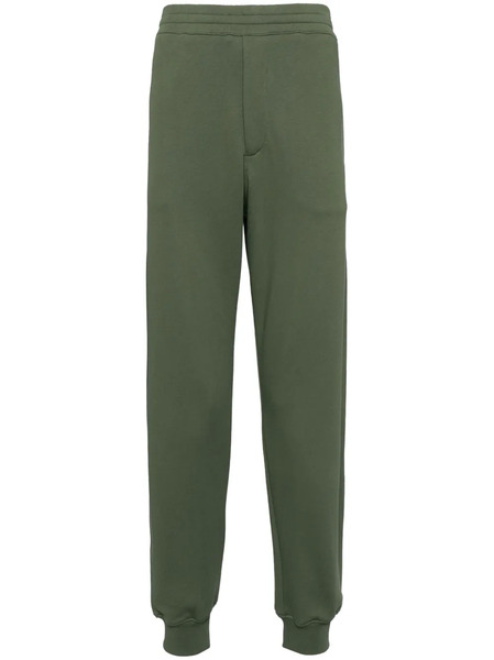  Alexander Mcqueen Slim-fit Cotton Track Pants - Green 