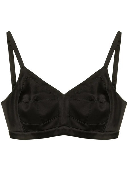  Alexander Mcqueen Spaghetti-strap Crop Top - Black 