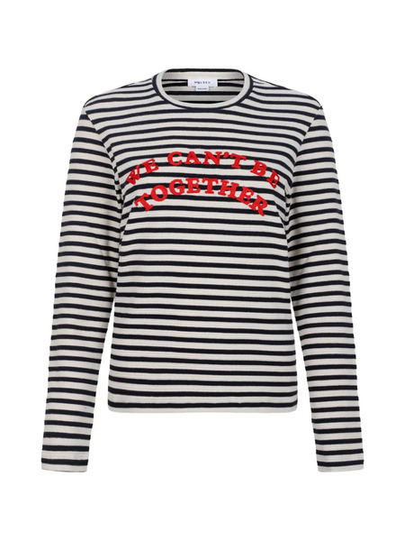  Alexander Mcqueen Striped Crew-neck Sweater - Blue 