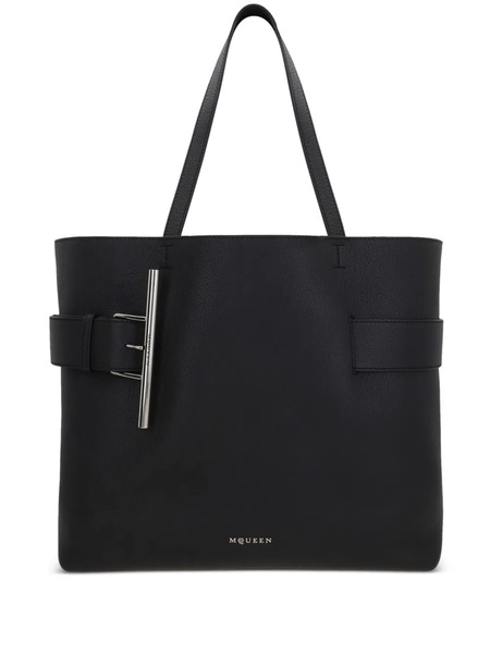  Alexander Mcqueen T-bar Sling Tote Bag - Black 