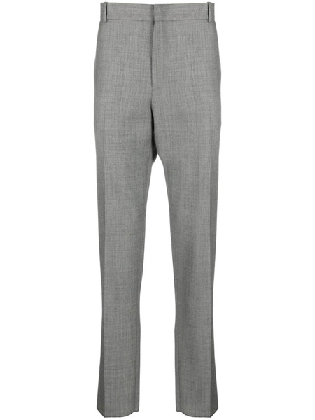 Alexander Mcqueen Tailored Wool Trousers - Grey 